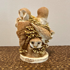 Harmony Kingdom “Ivory Tower” #4922 of 7200, Owls picture