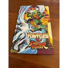 TMNT vs Street Fighter Hardcover Graphic Novel IDW Capcom Nickelodeon Comic Book picture