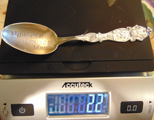 RARE Antique Montana Souvenir Spoon BOULDER SPRINGS MONT 1910s picture