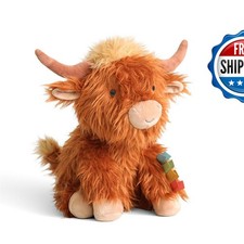 Itzy Ritzy Snuggles Plush Toy Highland Cow picture