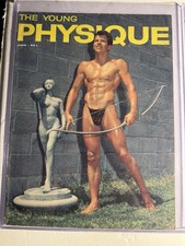 THE YOUNG PHYSIQUE- JUNE 1961-  VTG PHYSIQUE PHOTOGRAPHY ART MAGAZINE GAY INTRST picture