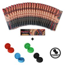 Unbleached Rolling Papers King Size 32 Leaves Pack (25 Pack Box) - Kashmir picture