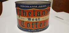 Vintage Phelan's Best Brand Coffee Tin Can Key Wind (key included) picture