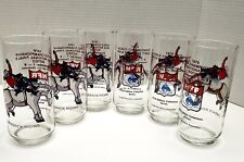 National Finals Rodeo NFR 1979 Set  6 tumblers Oklahoma City BareBack Horse Ride picture