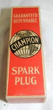Vintage New in Box - Champion Spark Plug - 0Com. 7/8 Inch 15/16