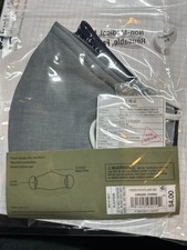 Goodfellow & Co Adult Reusable Face Mask 2 Pack L/XL Black Chevron Fabric picture
