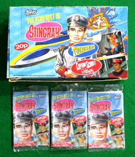 TOPPS VERY BEST OF STINGRAY-THUNDERBIRDS-CAPT SCARLET CARD PACKS-3 PACKS + BOX picture