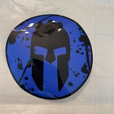 NEW Spartan 4” (Super) Blue - Decal Sticker picture