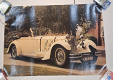 VINTAGE 1932 MERCEDES BENZ SSK - CLASSIC CAR - 28x20