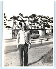 Vintage Photo 1953, Battalion Lakenheath England, US Army Soldier ,JNHC 4.5x3.5 picture