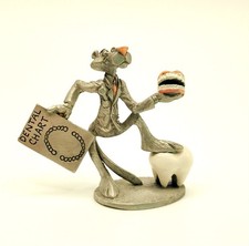 VNTG Spoontiques Pewter Pink Panther Dentist Figurine picture