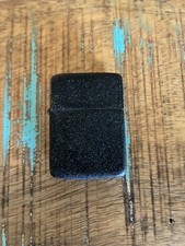 Vintage Zippo WWll Black Crackle 3 Barrel Hinge Zippo Pat 2032695 picture