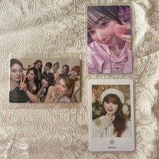 NiziU MIIHI Trading Card Set of 3 Solo & Group Photos picture