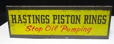 HASTINGS PISTON RINGS - AUTO CATALOG RACK - DISPLAY - STOP OIL PUMPING - STAND  picture