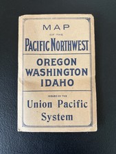 1915 Map Of The Pacific Northwest Oregon Washington Idaho Union Pacific System picture