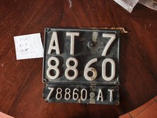 1960s Fiat 124 Sport Plastic Front / Rear Plates Use Collection picture