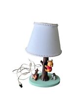 Vintage Disney Winnie the Pooh Lamp with Eeyore, Piglet, Kanga & Roo WORKING picture