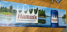 Hamm’s Beer Large Wall Banner Vintage Style Bar Decor Oversized Mancave Garage picture