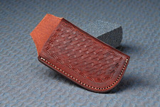 HAND MADE COW LEATHER SHEATH FOR FOLDING POCKET KNIFE COVER 1711 picture