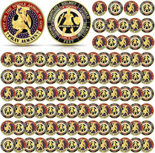 96 PCS Armor of God Challenge Coins Bulk Christian Commemorative Gift Tokens picture