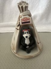 Hamms Beer Bear in Teepee Salt And Pepper Shakers Limited Edition 1000 Sets 1999 picture