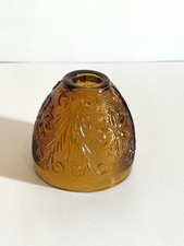 Vintage Amber Fairy Lamp Top, As Is picture