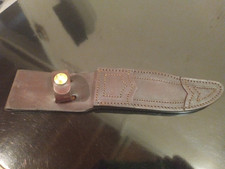 Rare Vintage KERSHAW 4070 Leather SHEATH W/ Handle Snap Closure. V.G. Condition. picture