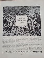 1931 J. Walter Thompson Company Fortune Magazine Print Advertising Agency Ideas picture