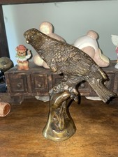 Mcm brass falcon on glove figure.  picture