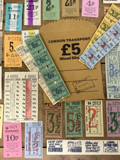 Vintage Lot of 70+ London Transport British UK Bus Tickets Merseyside Guernsey picture