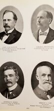 Notable Wisconsin Men of 1901 POSTMASTERS Oleson Pettingill Heyl Babbitt  D0 picture