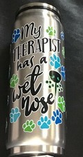 Spoontiques 20912 Therapist Has a Wet Nose Stainless Steel Can, 12 ounces Silver picture