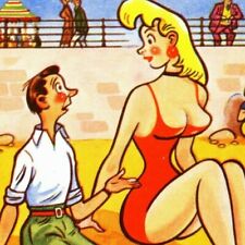 Vintage Beach Humor Postcard 
