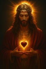 Sacred Heart Of Jesus 8x10 Photo Picture Christian Art 021 picture