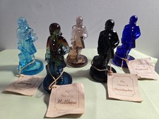 Vintage (5) Boyd Glass Colonial Statue, Only 500 Made. Very Collectible. picture
