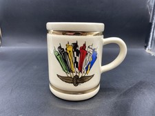 Vintage 1911 - 1990 Indianapolis Motor Speedway Collectible Coffee Mug. picture