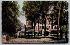 Elmwood Hotel At Junction Of Main & College Ave Waterville Maine 1910 Postcard picture