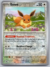 Eevee 074/131 Common Prismatic Evolutions Pokemon Card Reverse Holo Near Mint picture