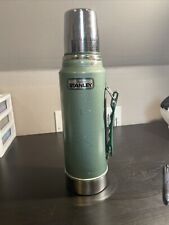 Vtg Stanley Aladdin Steel Thermos 1 Quart A-944DH Insulated Made in the USA GRN picture