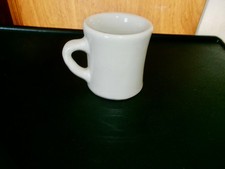 Vintage Victor Diner Mug White Porcelain Coffee Cup 1950s picture