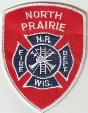 North Prairie WI Fire Department patch shipped from Australia picture
