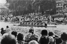 The Henley Royal Regatta on River Thames at Henley on Thames UK Ju- Old Photo picture