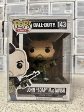 Funko Pop Call Of Duty John ‘’Soap’’ MacTavish #143 Vaulted Great Shape 🔥 🔥 picture