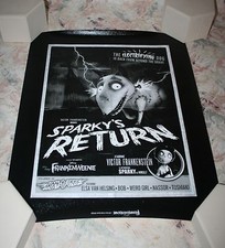 FRANKENWEENIE SPARKY'S RETURN CANVAS GICLEE PRINT POSTER LIMITED EDITION 22/295 picture