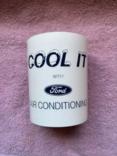 Vintage NOS Ford Air Conditioning Promotional Bright White Can Cozy - Undated picture