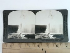 Yellowstone Beehive Geyser Stereoview Keystone View Co. 1900s Wyoming picture