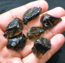6 Pcs Lot Gorgeous Rare Smoky Quartz Size 23-30 MM Loose Gemstone For Jewelry picture