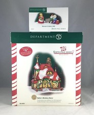Dept 56 Set of 2:  NETTIE'S MISTLETOE MANOR + WELCOME TO NETTIE'S B&B North Pole picture