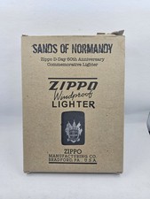 Sands Of Normandy D-Day 60th Anniversary Commemorative Zippo Lighter NEW Sealed picture