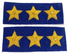 CIVIL WAR CS CONFEDERATE COLONEL FROCK COAT JACKET COLLAR INSIGNIA-INFANTRY picture